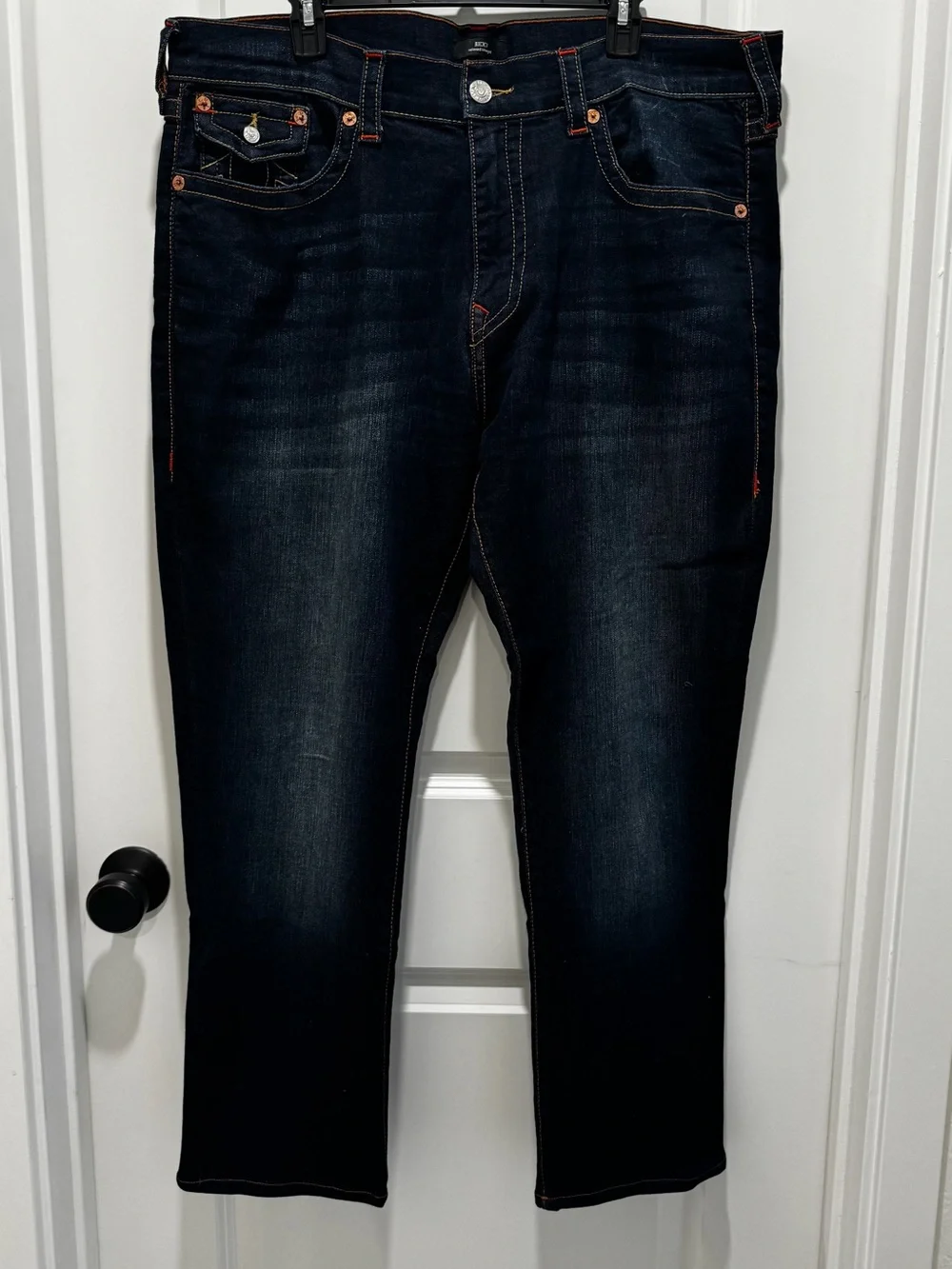 True Religion Jeans in Dark Indigo Wash